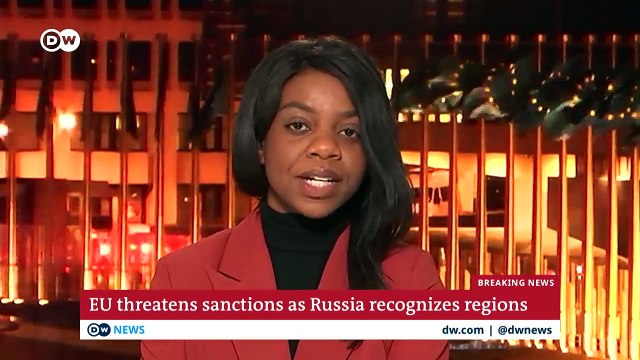 Vladimir Putin recognizes independence of two breakaway regions in eastern Ukraine DW News