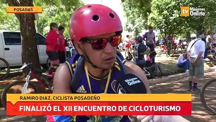 Finalizó el XII encuentro de Cicloturismo