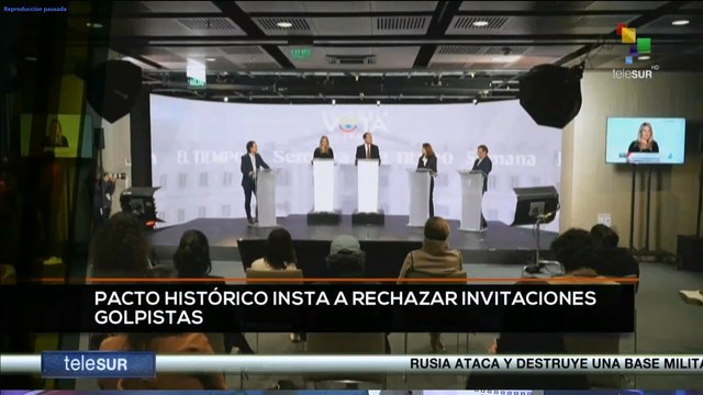 teleSUR Noticias 11:30 20-03: Gustavo Petro insta a repudiar invitación golpista en Colombia