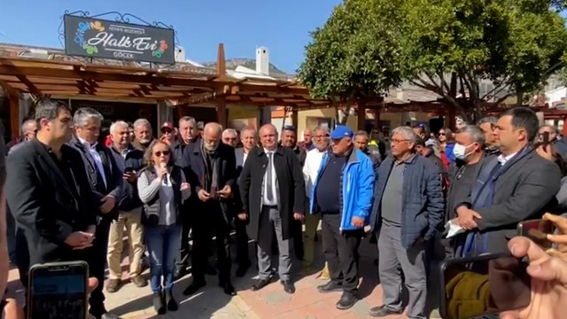 Muğla Göcek’te “Mapa ve şamandıra ihaleleri iptal edilsin” eylemi