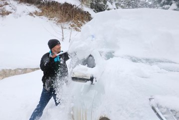 Kastamonu'nun bazı ilçelerinde kar kalınlığı 1 metreyi geçti