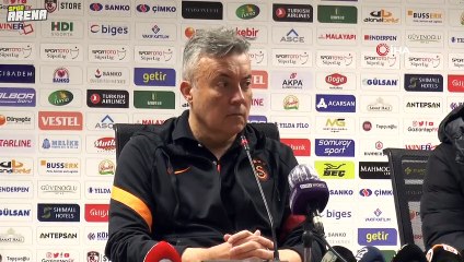 Domenec Torrent, Gaziantep FK'ya 3-1 mağlup oldukları maçın ardından konuştu