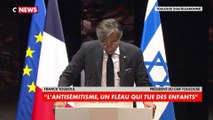Franck Touboul, pris par l’émotion lors de l’hommage aux victimes des attentats de Toulouse et Montauban