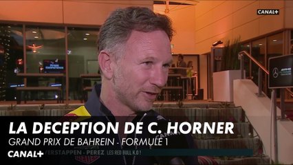 La déception de Christian Horner - Grand Prix de Bahrein - Formule 1