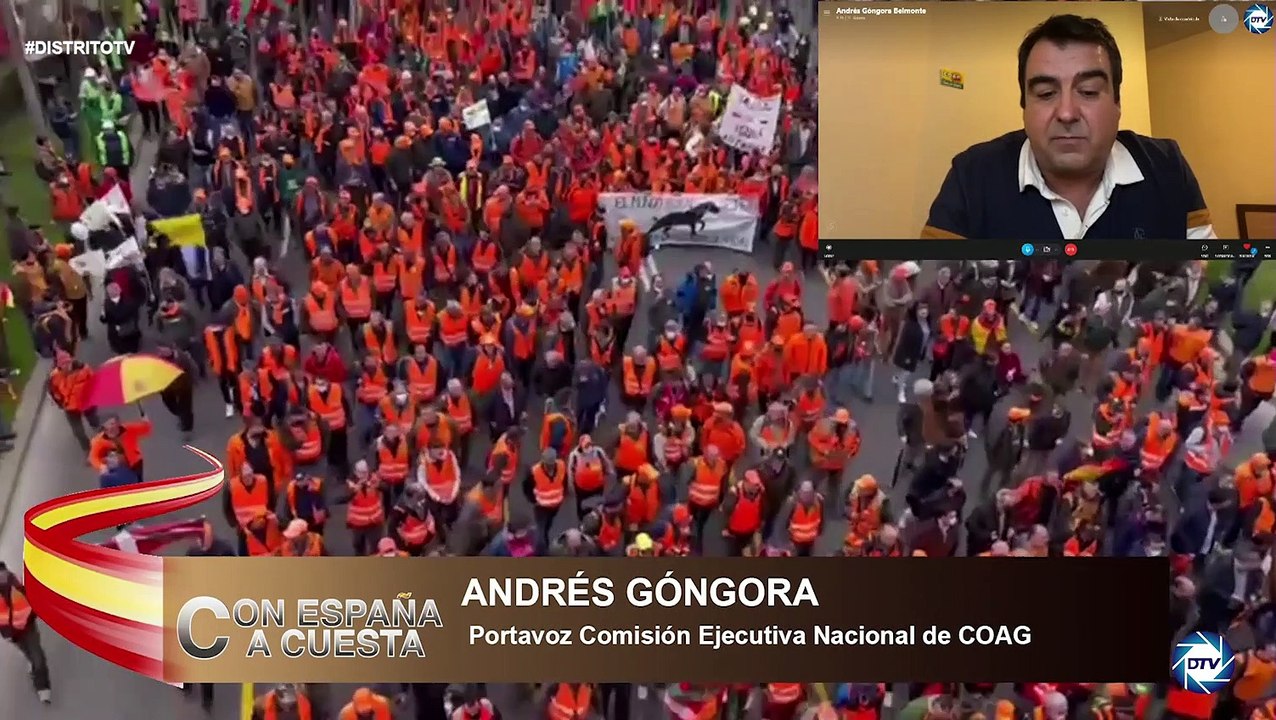 Andrés Góngora: Respuesta del campo español ha sido muy clara cientos de miles de personas reclamando derechos