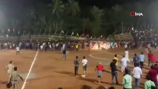 Hindistan’da tribün çöktü: 200 yaralı