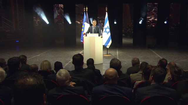 Hommage aux victimes de Merah: Emmanuel Macron salue le courage modeste de Samuel Sandler