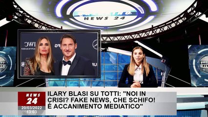 Ilary Blasi su Totti: "Noi in crisi? Fake news, che schifo! È accanimento mediatico"