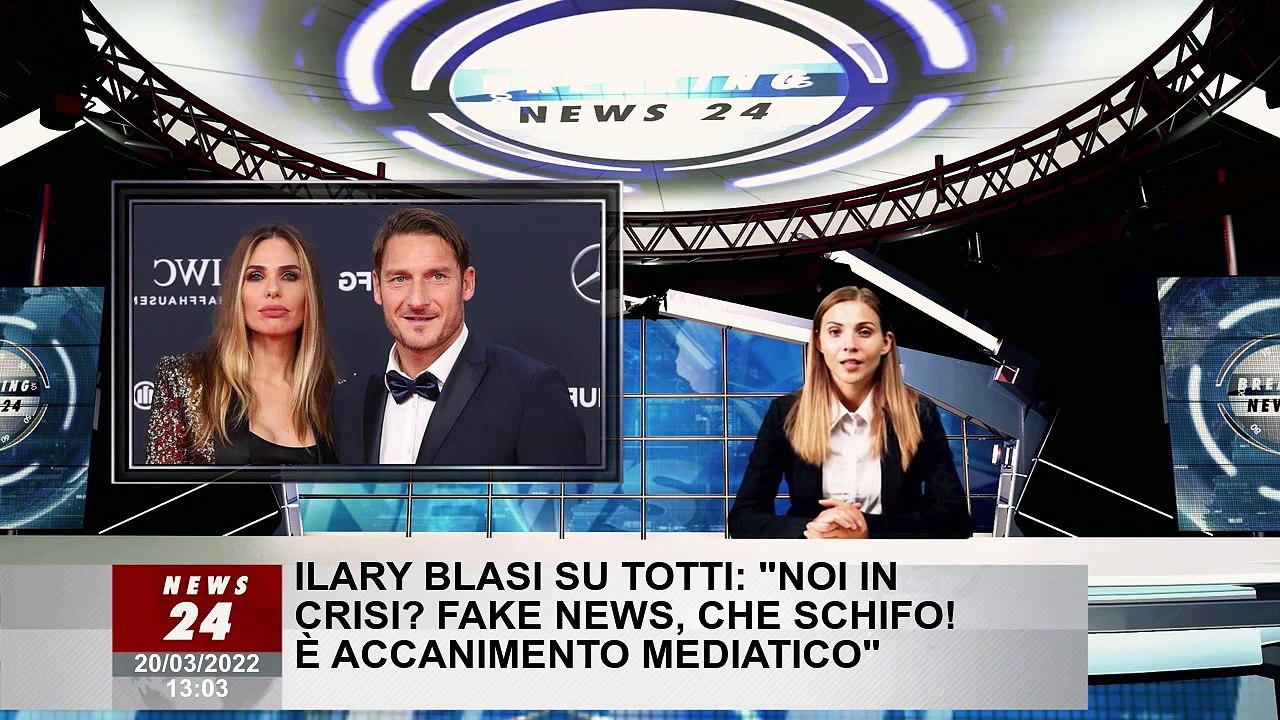 Ilary Blasi su Totti: "Noi in crisi? Fake news, che schifo! È accanimento mediatico"