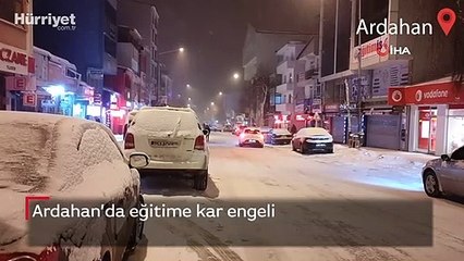 Ardahan’da eğitime 1 gün ara verildi