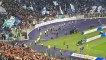 Roma - Lazio, Pedro sotto la Curva Nord al termine del derby