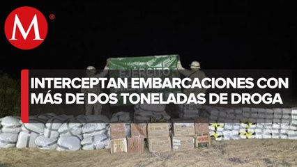 Скачать видео: En Sonora, Ejército y Guardia Nacional aseguran más de dos toneladas de droga