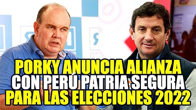 RAFAEL LÓPEZ ALIAGA Y RENZO REGGIARDO CONFIRMAN ALIANZA PARA ELECCIONES MUNICIPALES 2022