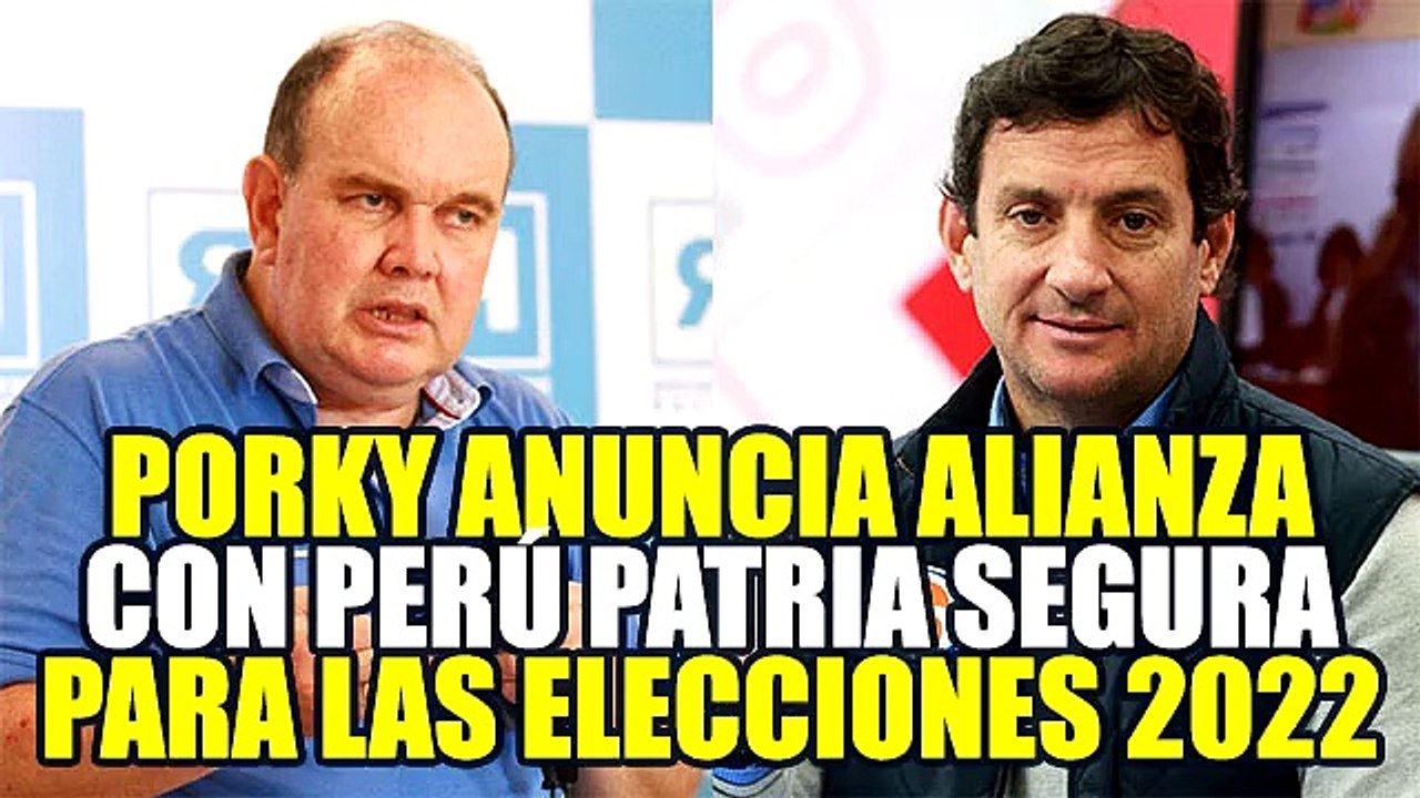 RAFAEL LÓPEZ ALIAGA Y RENZO REGGIARDO CONFIRMAN ALIANZA PARA ELECCIONES MUNICIPALES 2022