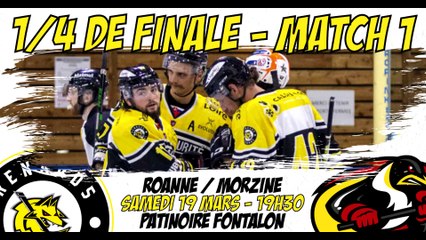 FRA - Hockey D2 2022-03-19 Roanne VS Morzine-Avoriaz (1/4 de Finale M 1 - Saison 2021-2022)