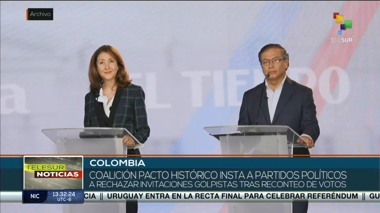 teleSUR Noticias 15:30 20-03: Pacto Histórico rechaza planes golpistas