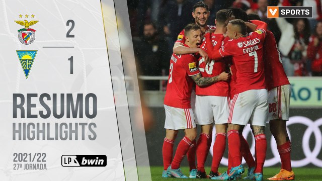 Highlights: Benfica 2-1 Estoril Praia (Liga 21/22 #27)