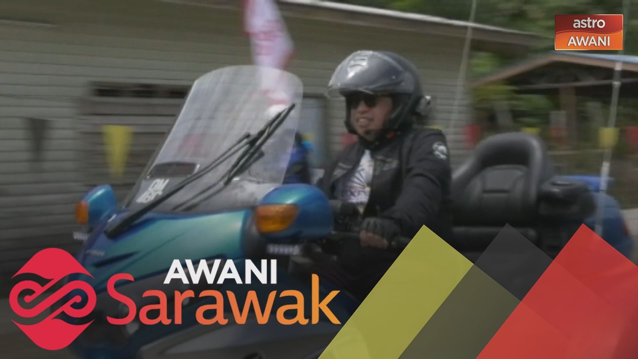 Abang Jo bermotosikal dari Sibu ke Kapit