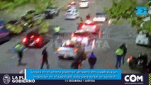 Locura en La Plata: arrastró tres cuadras a un inspector en el capot del auto para evitar un control