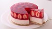 NoBake Strawberry CheesecakeEggless Without oven