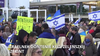 Izraelnek döntenie kell az ukrán elnök szerint