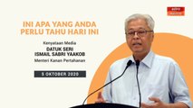 5 perkara penting kenyataan media harian PKPP - 05 Oktober  2020