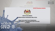 PKPB Sabah: 122 sekolah harian ditutup sehari lebih awal