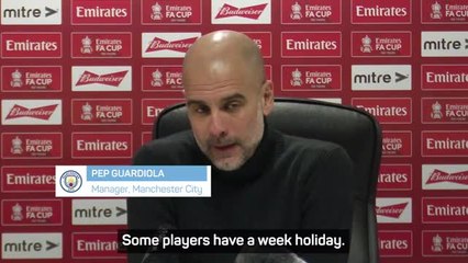 'Not easy' to win the treble - Guardiola