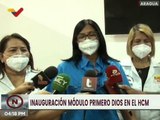 Gob. Karina Carpio inaugura Módulo “Primero Dios” en el Hospital Central de Maracay