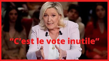“C’est le vote inutile” : Marine Le Pen torpillée par son ancien porte-parole