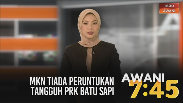 AWANI 7:45 [16/09/2020] - Rakyat penat layan ahli politik | MKN tiada peruntukan tangguh PRK Batu Sapi