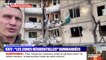 Le maire de Kiev se filme devant un immeuble bombardé par l'armée russe