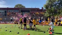 Warrnambool Primary School colour run - March 3, 3033 - The Standard