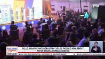 Bello, inihayag ang pagkadismaya sa ‘di pagdalo nina BBM at Mayor Sara sa Comelec debates