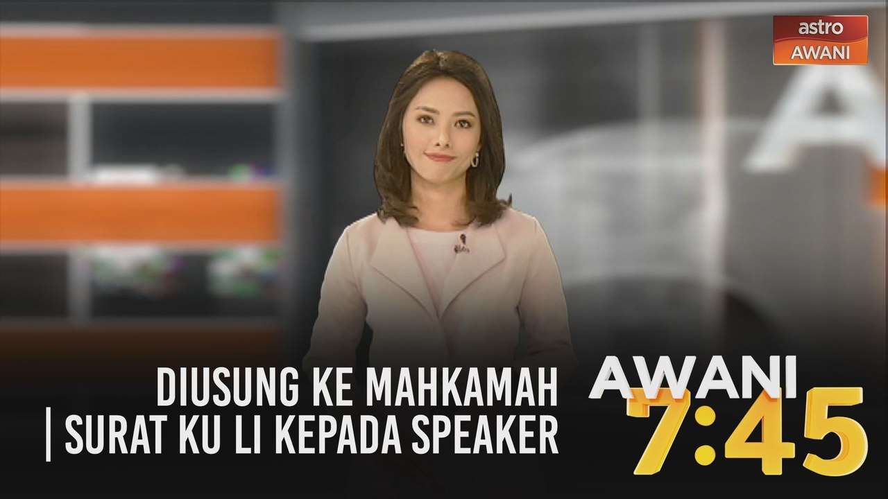 AWANI 7:45 [14/10/2020] - Diusung ke mahkamah | Kedudukan sistem kewangan kukuh | Surat Ku Li kepada Speaker