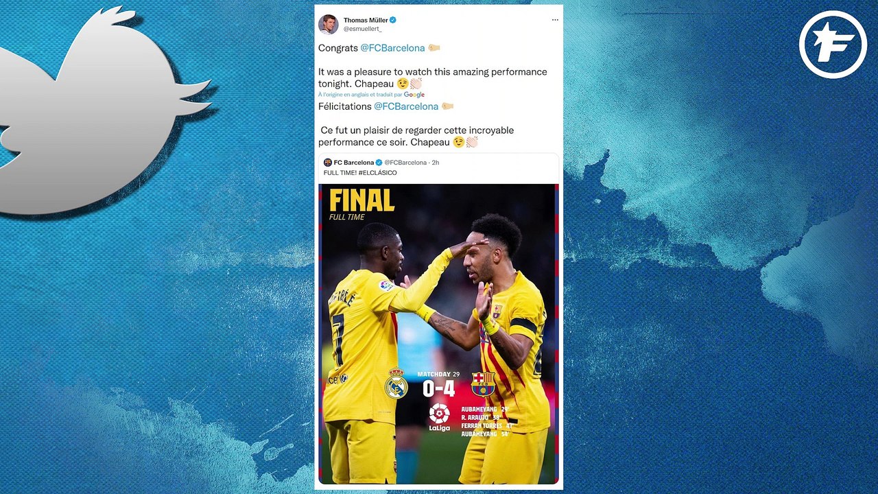 L'humiliation du Real Madrid fait le buzz sur Twitter