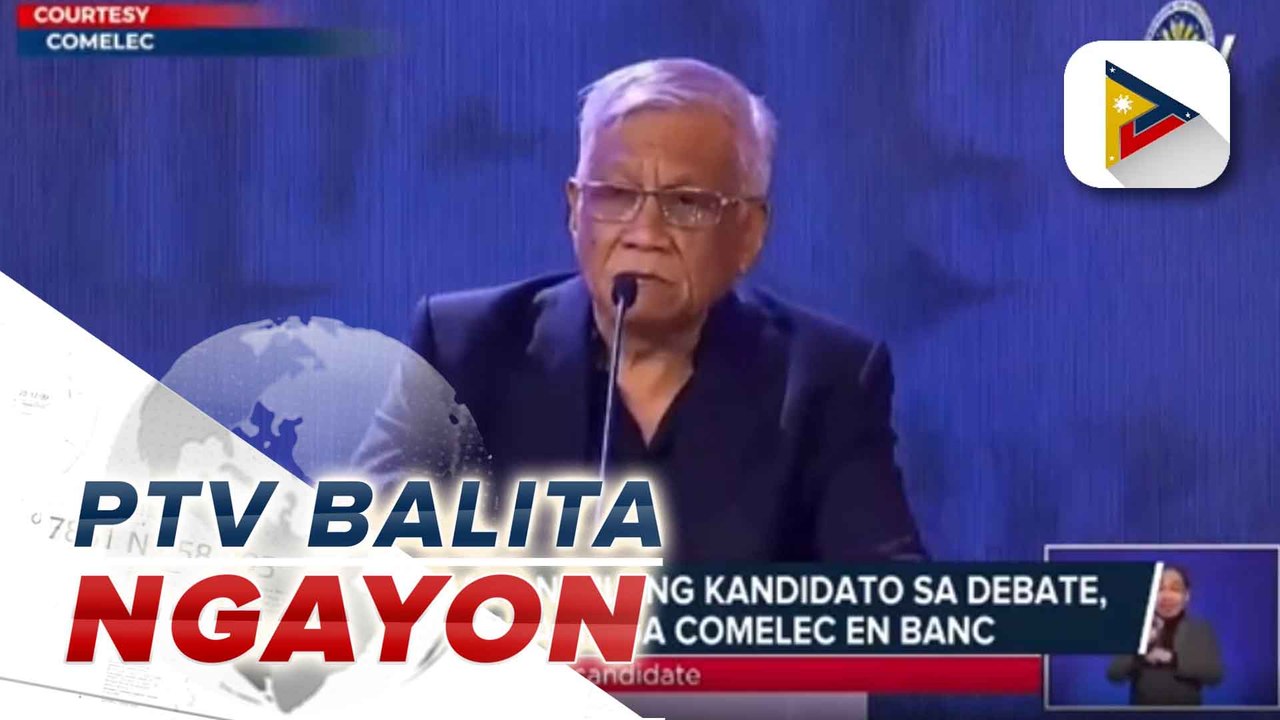 Hindi pagdalo ng ilang kandidato sa debate, tatalakayin sa Comelec en banc