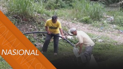 Penduduk Taman Bukit Mulia tadah air terjun untuk bekalan air