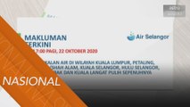 Gangguan bekalan air: Bekalan air pulih sepenuhnya