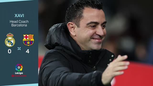A vindication of how I want us to play - Xavi on Barca's Clasico win