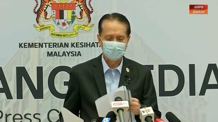 Kluster baharu melibatkan daerah di Sabah, Negeri Sembilan, Sarawak dan Johor