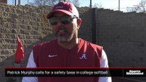 Alabama softball coach Patrick Murphy