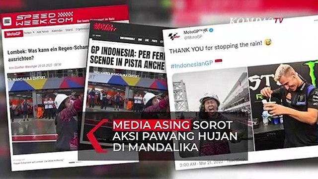 Media Asing Sorot Aksi Pawang Hujan Roro Istiati di Mandalika