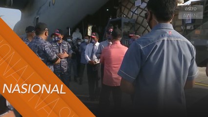 Proses penghantaran bantuan kritial COVID-19 ke Sabah dan Sarawak