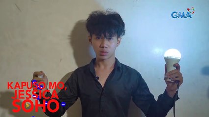 Kapuso Mo, Jessica Soho: BINATILYO, KAYANG PAILAWIN ANG BOMBILYA KAHIT HINDI ITO NAKASAKSAK?!