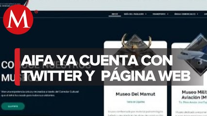 AIFA estrena página web y cuenta de Twitter previo a inauguración