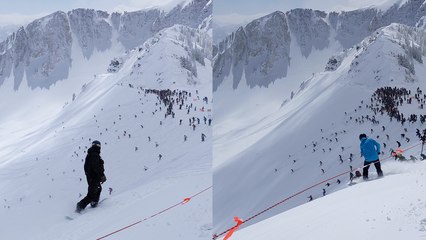''Powder Panic!' Snow lovers hit ski resort in droves after INTENSE STORM'