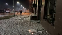 أضرار بالغة بعد قصف روسي استهدف مركزا تجاريا في كييف