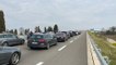 Les taxis partis de Port de Bouc arrêtés àsur la voie rapide avant Clésud