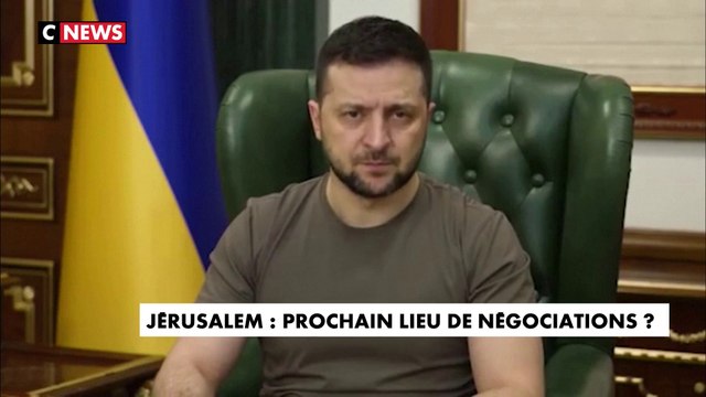 Volodymyr Zelensky : «Jérusalem est le bon endroit pour trouver la paix, si elle est possible»